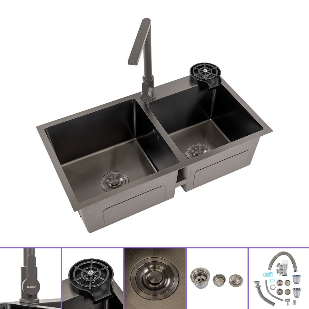 Leziter Chiuvetă din oțel inoxidabil Meria IV Mobalis Homvera