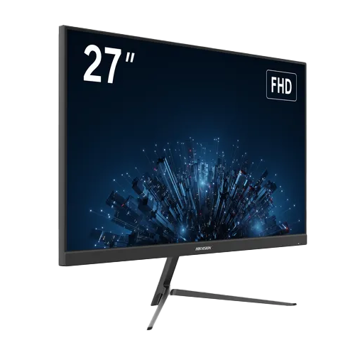 Monitor Borderless E-LED IPS, 27 inch, Full HD, 100 Hz, HDMI, VGA - HIKVISION DS-D5027F3-2P2 SafetyGuard Surveillance