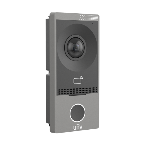 Post exterior videointerfon TCP/IP, IR, Wi-Fi, IK08 - UNV OEU-201S-HMK-W SafetyGuard Surveillance