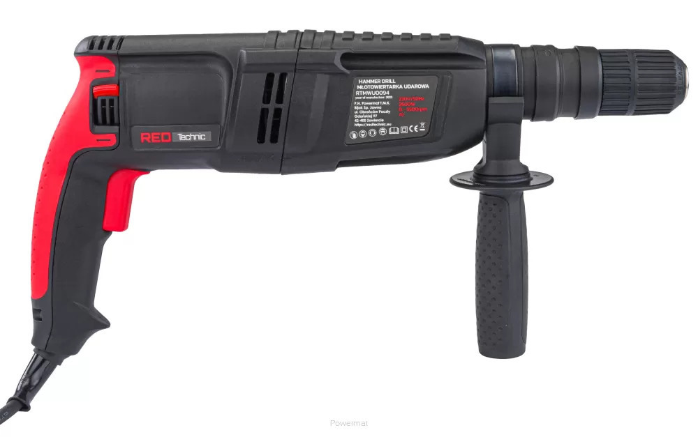 Red Technic Mașină de găurit cu impact 2650 W RTMWU0094 SDS+ Mobalis Homvera