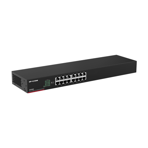 Switch Gigabit IP-COM cu 16 porturi, 8K MAC Table, Flow Control și Buffer de 4 Mb, Montaj flexibil, Plug & Play SafetyGuard Surveillance