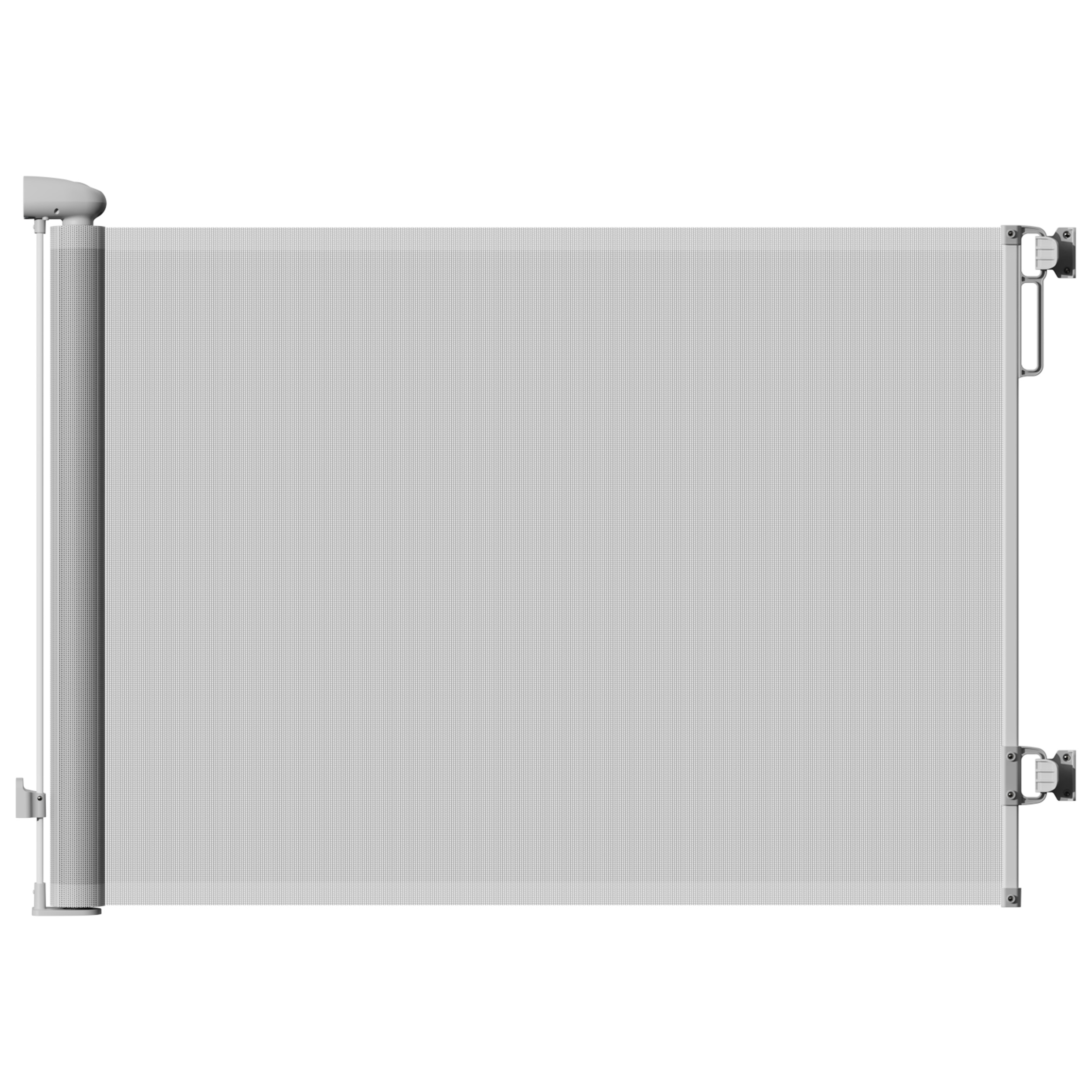 Bariera de siguranta pentru copii din material textil, reglabila, 78x150 cm, gri Household NewTrend