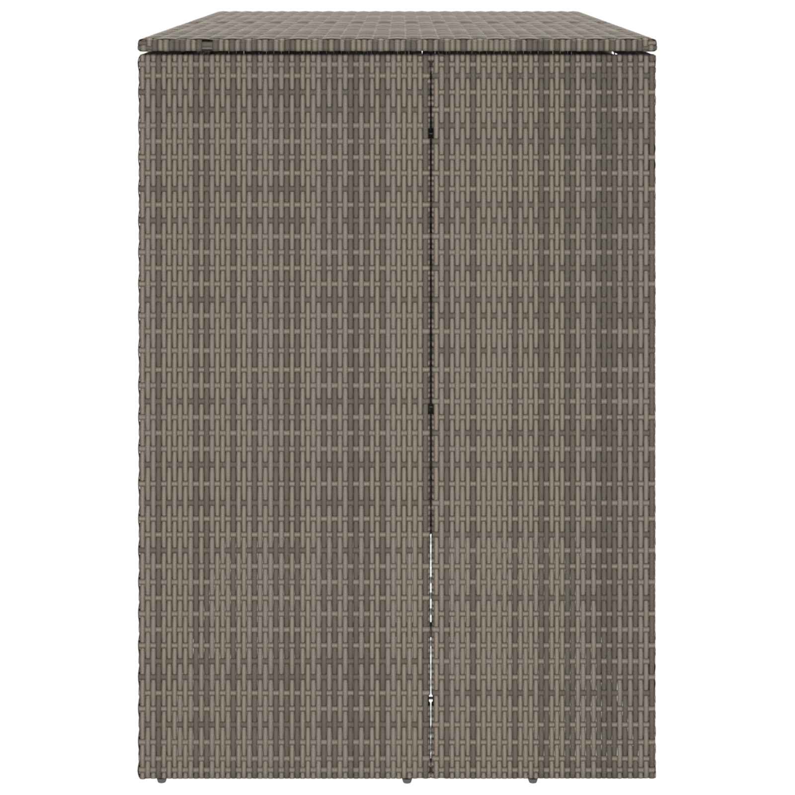 Cutie pentru gunoi 2 pcs Gri 65 x 80 x 115 cm Polietilenă GartenMobel Dekor