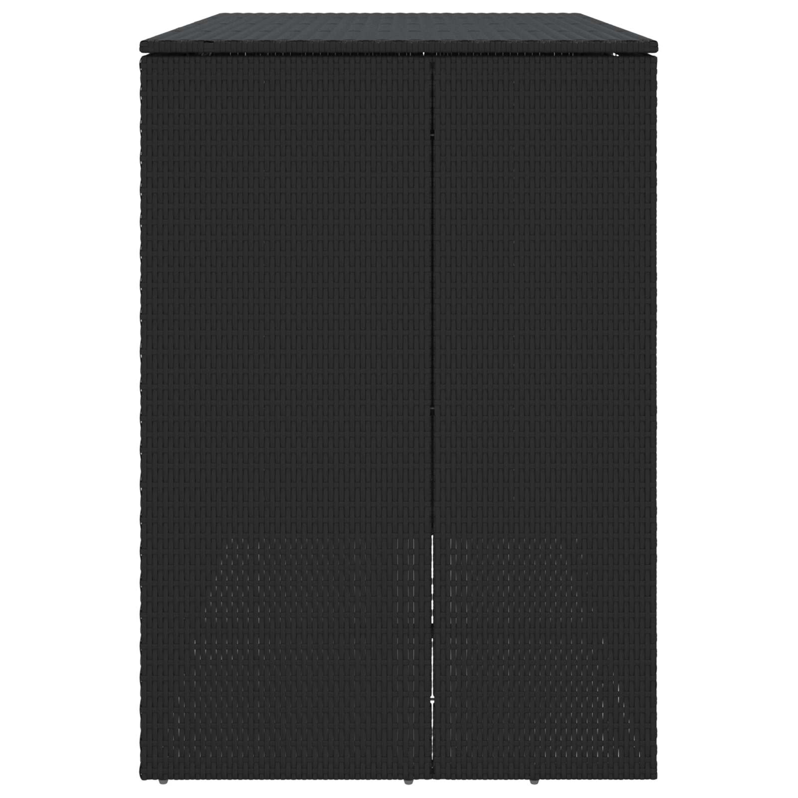 Cutie pentru gunoi 2 pcs Negru 65 x 80 x 115 cm Polietilenă GartenMobel Dekor