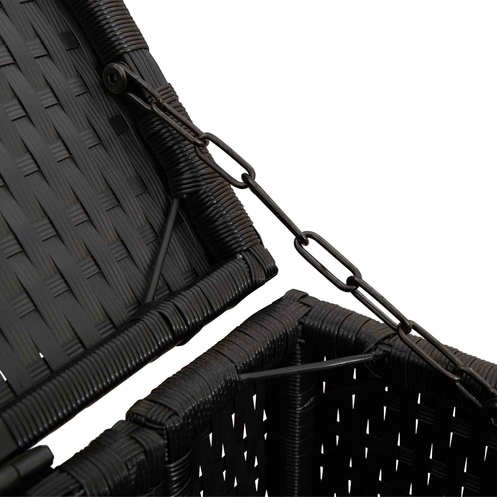 Cutie pentru gunoi 2 pcs Negru 65 x 80 x 115 cm Polietilenă GartenMobel Dekor