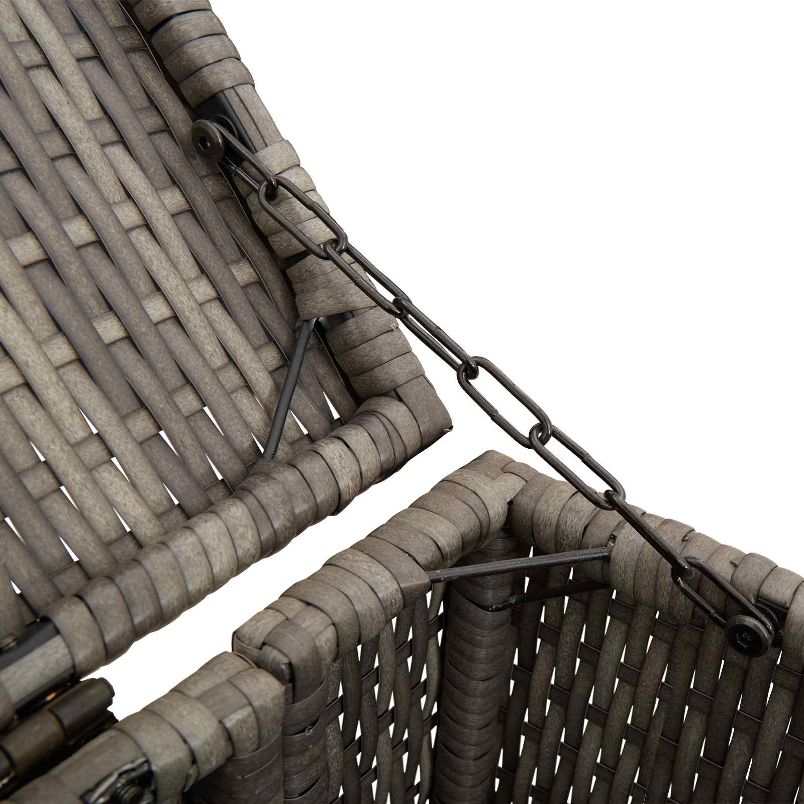 Cutie pentru gunoi Gri 65 x 80 x 115 cm Polietilenă GartenMobel Dekor