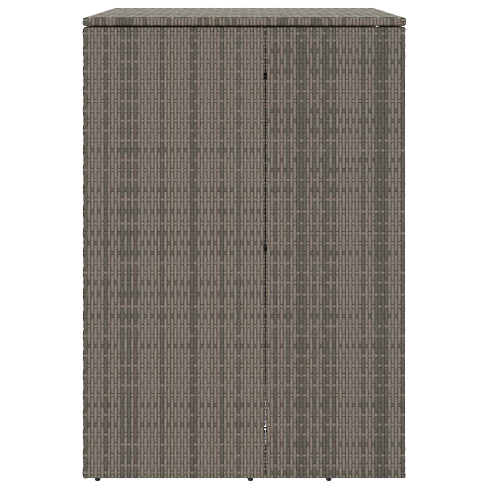 Cutie pentru gunoi Gri 65 x 80 x 115 cm Polietilenă GartenMobel Dekor