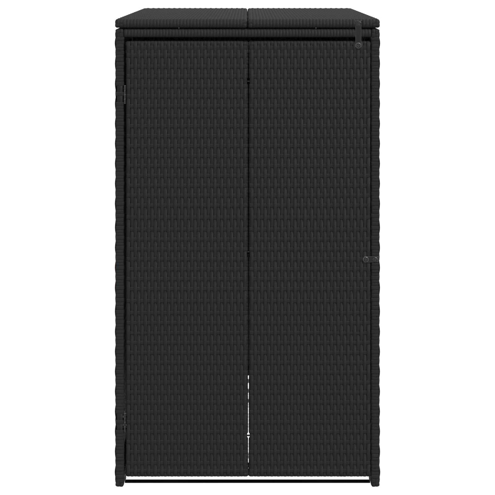 Cutie pentru gunoi Negru 65 x 80 x 115 cm Polietilenă GartenMobel Dekor