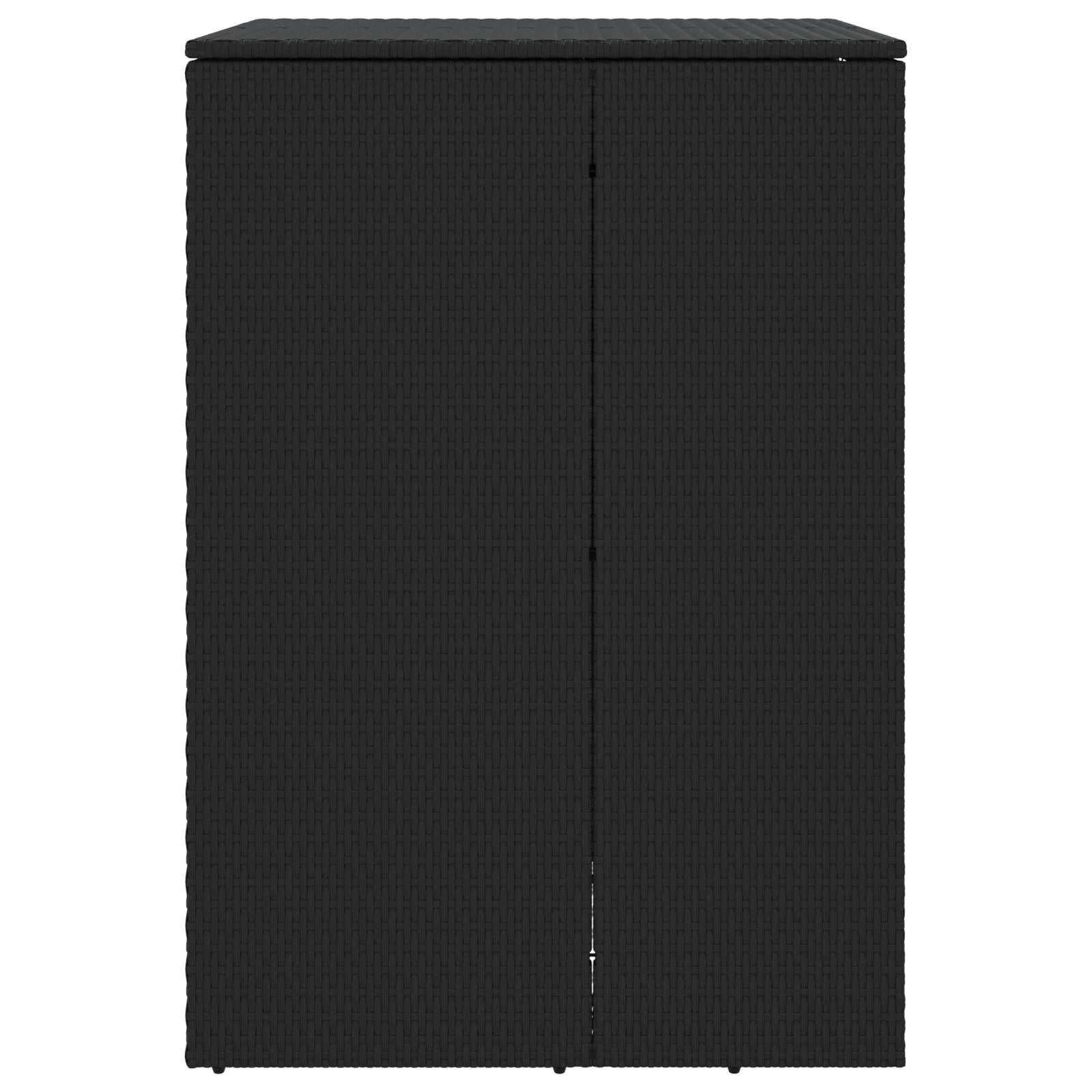 Cutie pentru gunoi Negru 65 x 80 x 115 cm Polietilenă GartenMobel Dekor