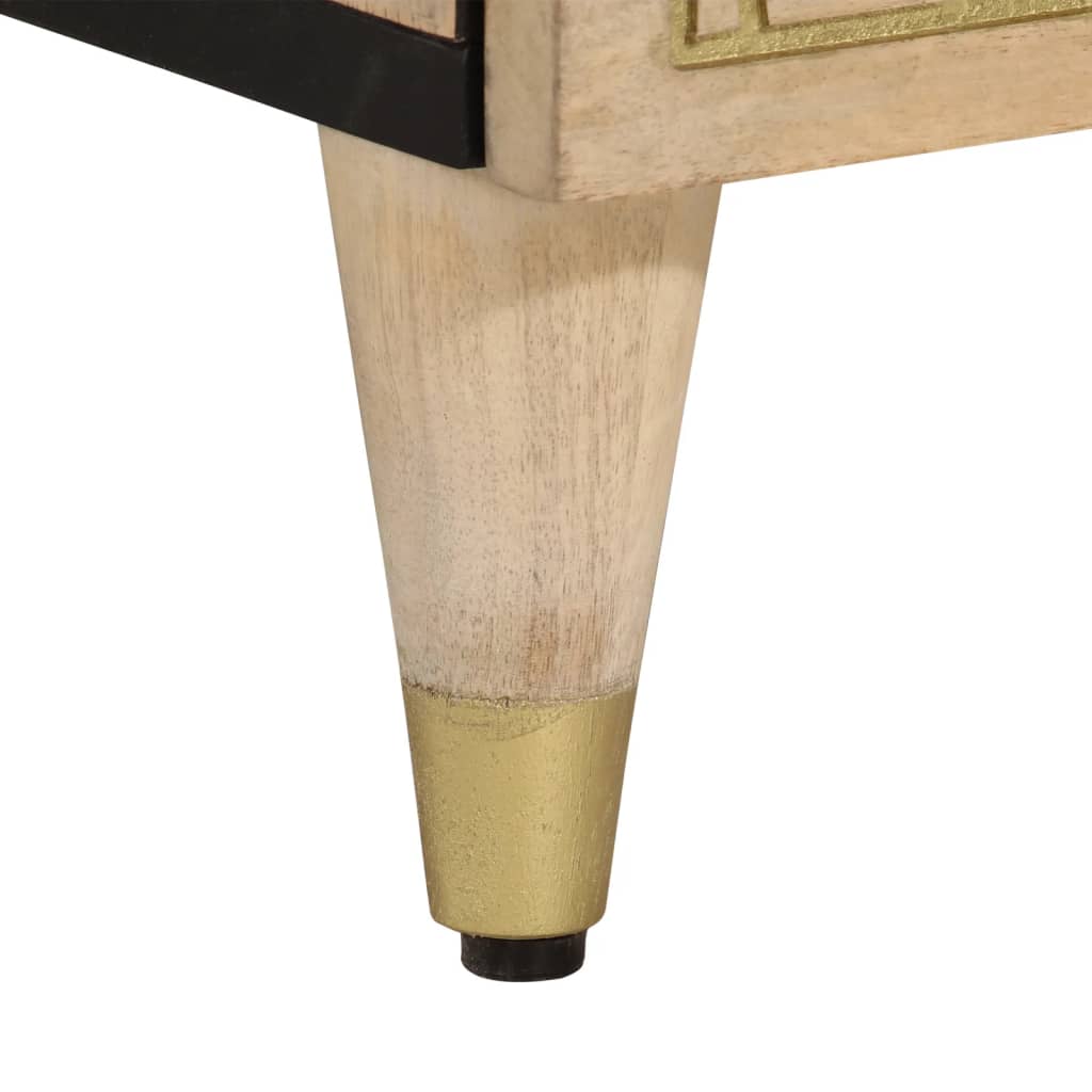 Noptiere, 2 buc., 40x33x46 cm, lemn masiv de acacia GartenMobel Dekor