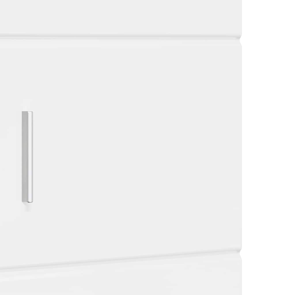 Set dulap baie TULUM Alb lucios 37 x 31,5 x 203 cm GartenMobel Dekor