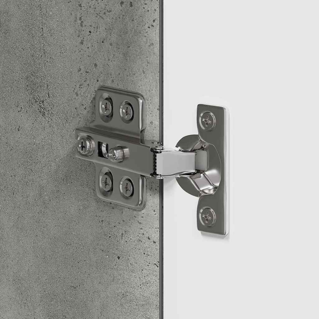 Set dulap baie TULUM Gri din beton 37 x 31,5 x 203 cm GartenMobel Dekor