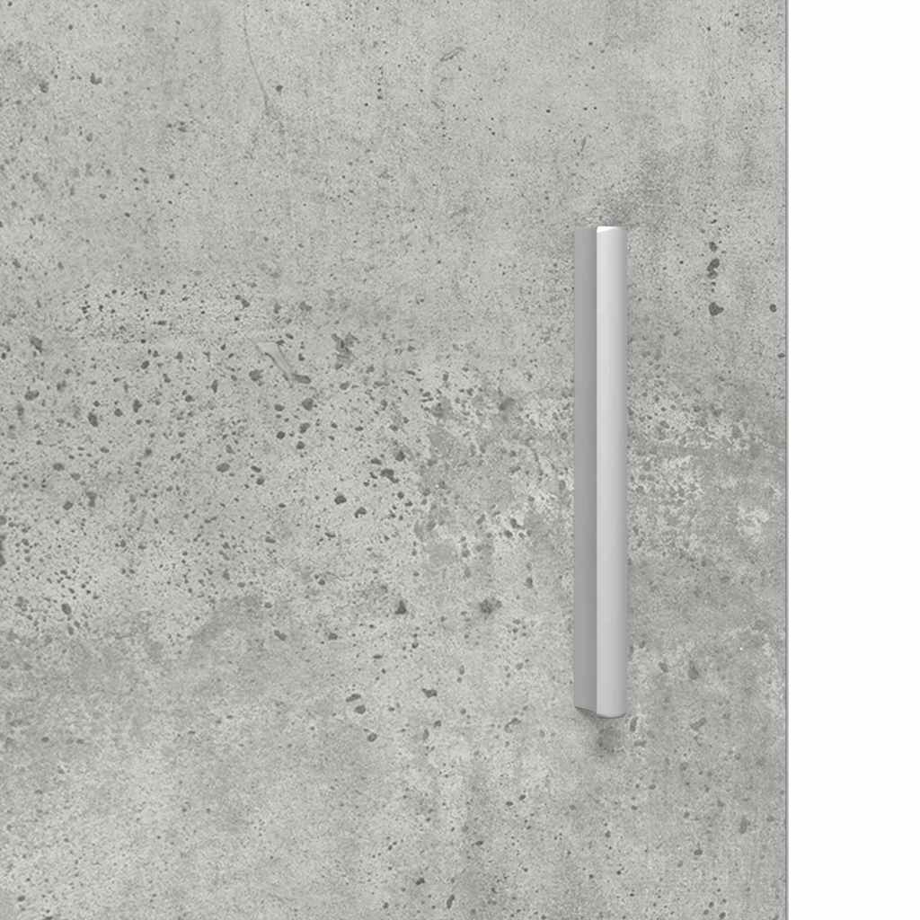 Set dulap baie TULUM Gri din beton 37 x 31,5 x 203 cm GartenMobel Dekor