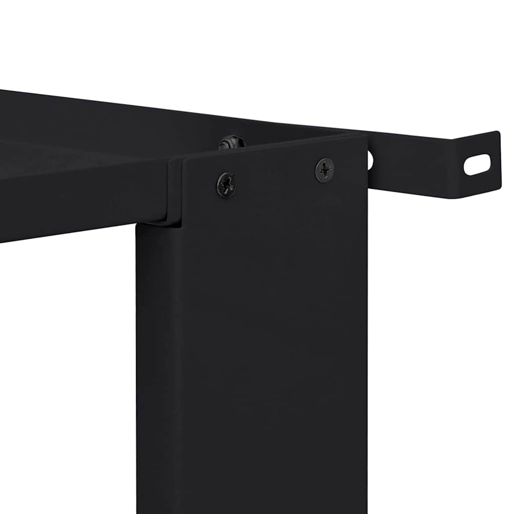 Suport pentru mașina de spălat 2 pcs Negru 64 x 55 x 32.5 cm GartenMobel Dekor