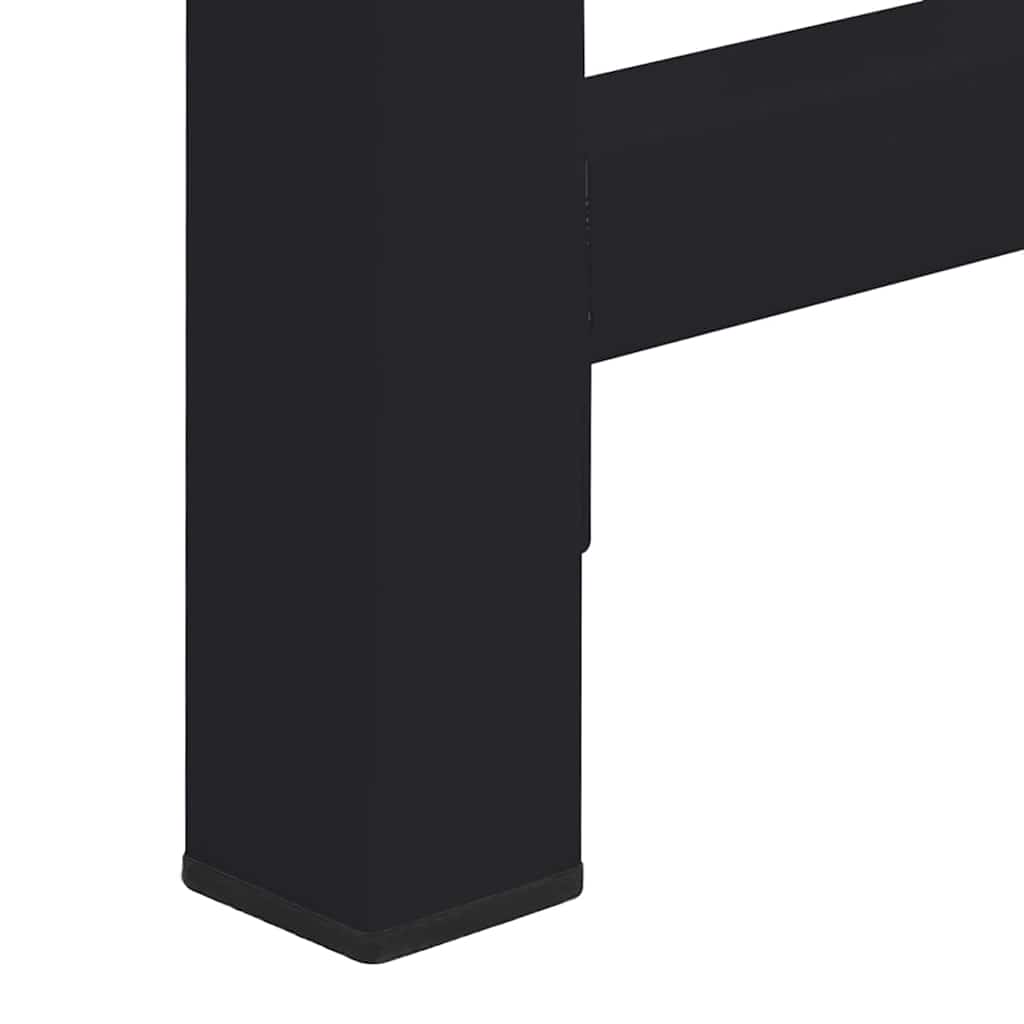 Suport pentru mașina de spălat 2 pcs Negru 64 x 55 x 32.5 cm GartenMobel Dekor