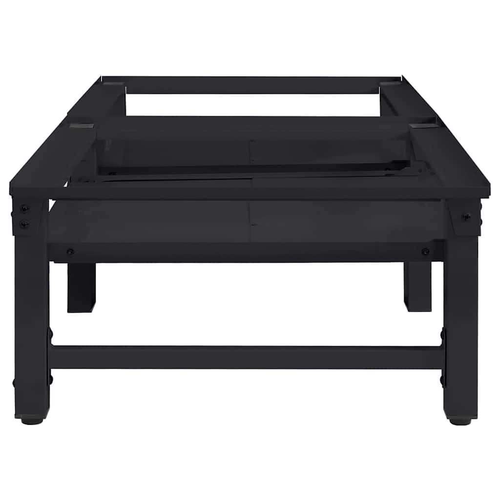 Suport pentru mașina de spălat 2 pcs Negru 64 x 55 x 32.5 cm GartenMobel Dekor