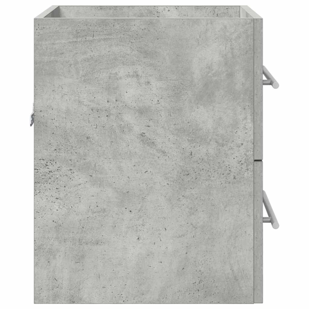 Dulap de chiuvetă Gri din beton 38,5 x 41 x 48 cm Lemn compozit GartenMobel Dekor