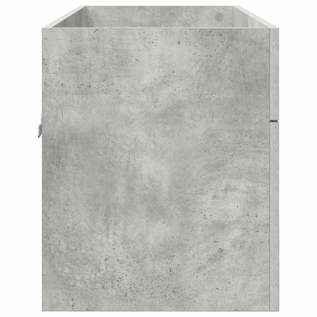 Dulap de chiuvetă Pe perete Gri din beton 38,5 x 100 x 46 cm GartenMobel Dekor