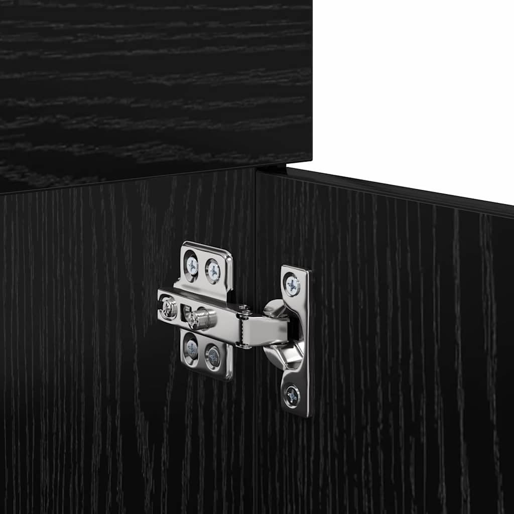 Dulap de chiuvetă Stejar Negru 38,5 x 100 x 46 cm Lemn compozit GartenMobel Dekor