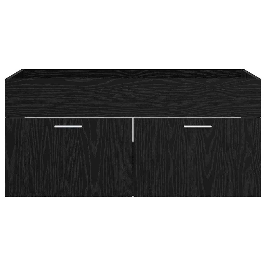 Dulap de chiuvetă Stejar Negru 38,5 x 100 x 46 cm Lemn compozit GartenMobel Dekor