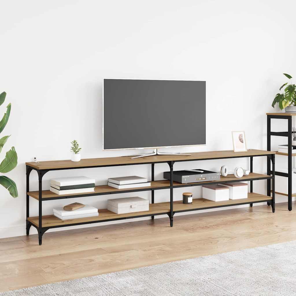 Cabinet TV Stejar Artizanal 200 x 30 x 50 cm GartenMobel Dekor