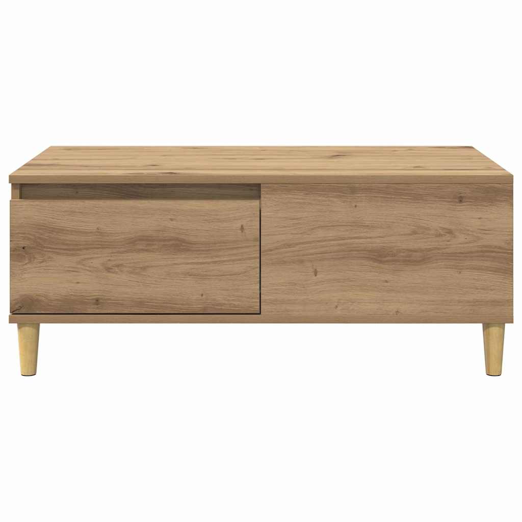 Masă de cafea Stejar Artizanal 90 x 50 x 35 cm Lemn compozit GartenMobel Dekor