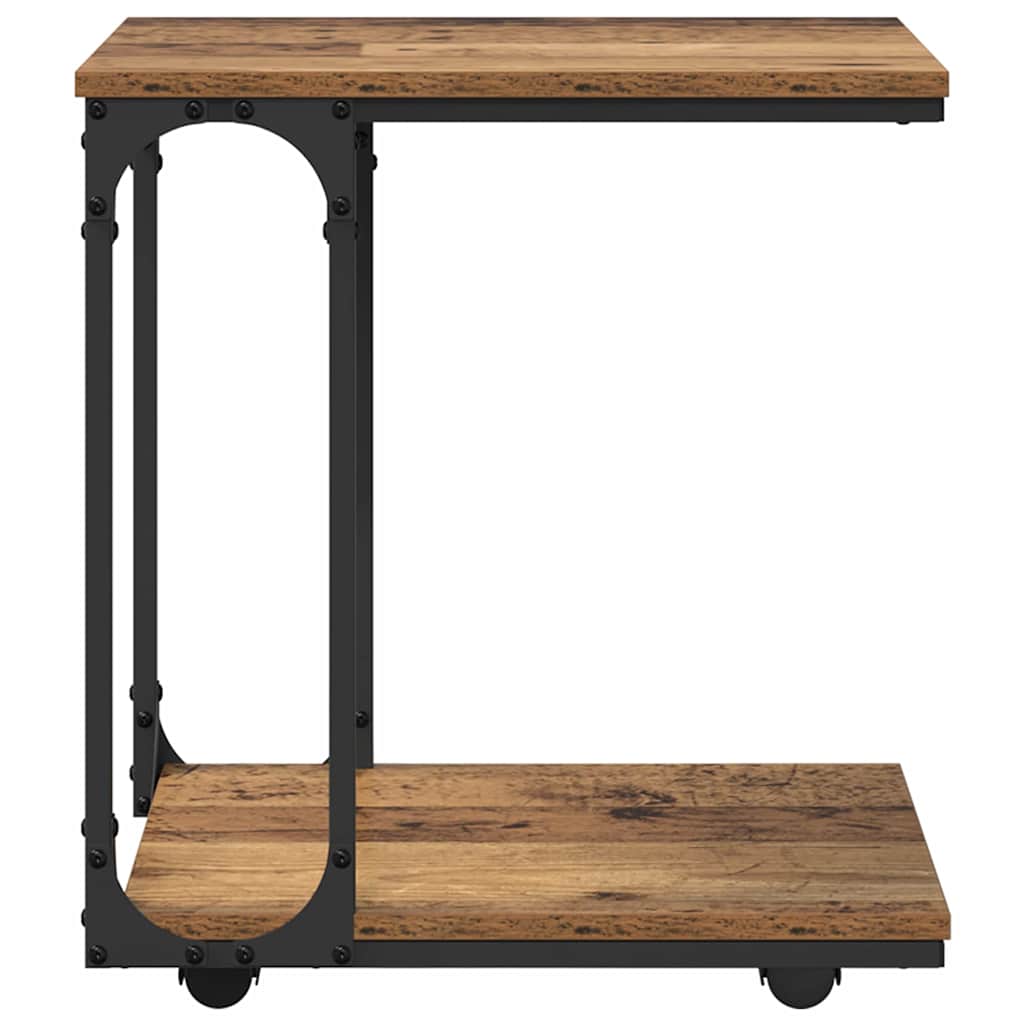 Masă laterală Lemn vechi 50 x 35 x 55.5 cm Lemn compozit GartenMobel Dekor