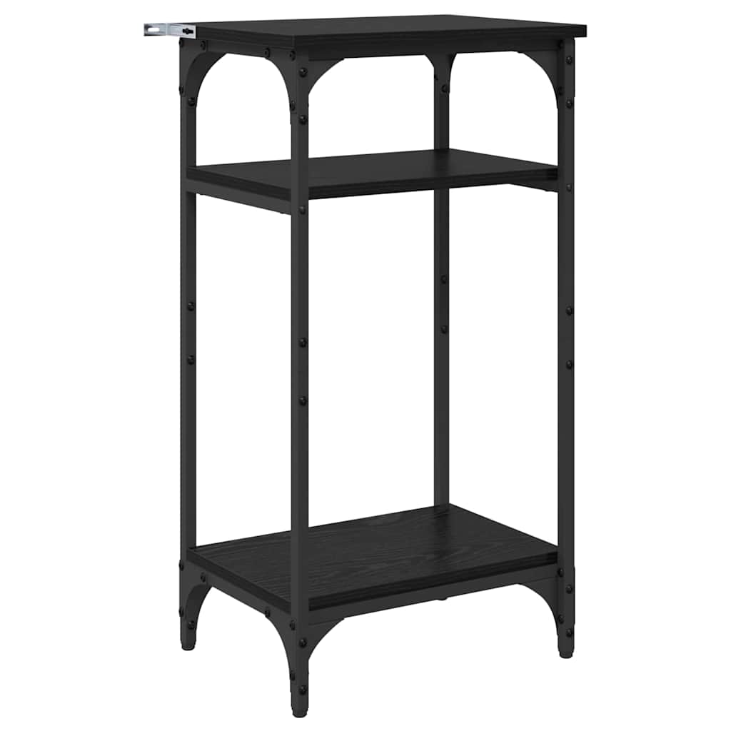 Masă laterală Manual Stejar Negru 40 x 30 x 75 cm Lemn compozit GartenMobel Dekor