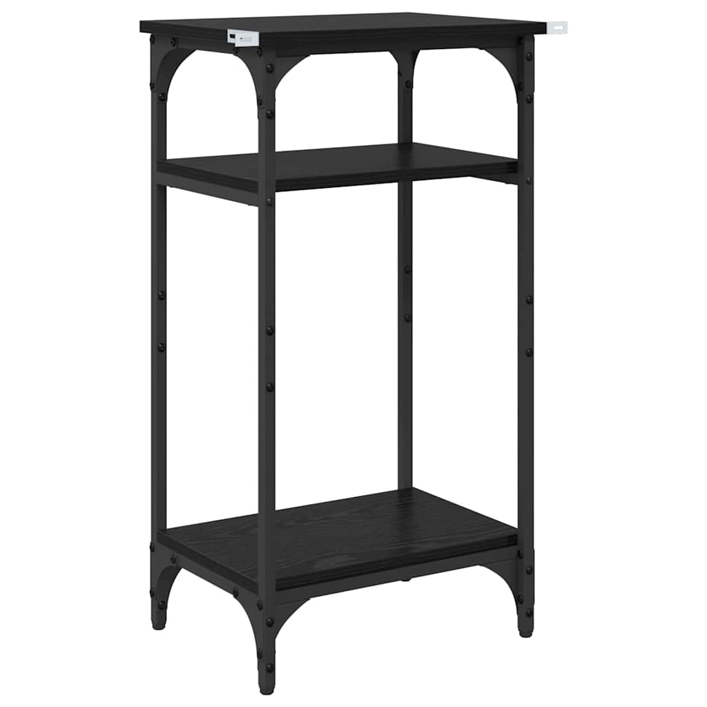 Masă laterală Manual Stejar Negru 40 x 30 x 75 cm Lemn compozit GartenMobel Dekor