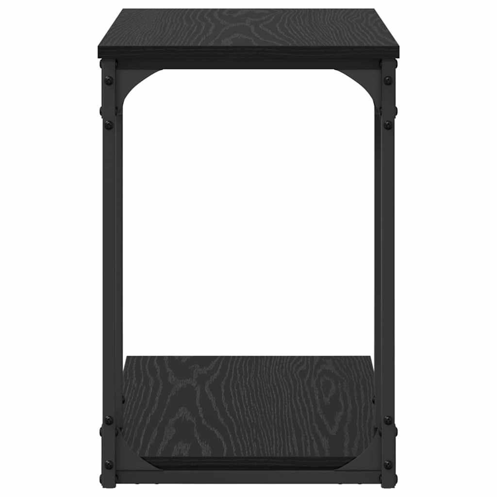Masă laterală Stejar Negru 50 x 35 x 52 cm Lemn compozit GartenMobel Dekor
