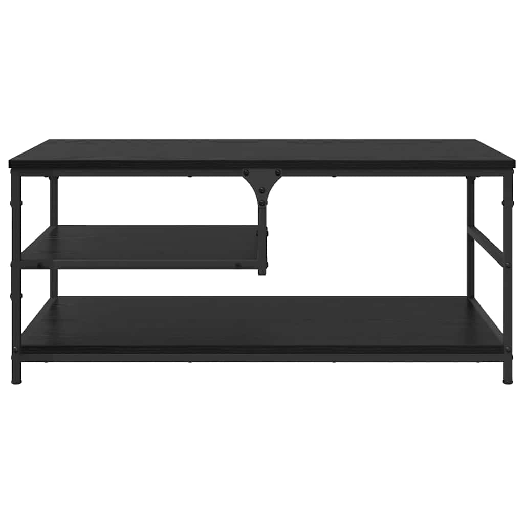 Masă de cafea Stejar Negru 90 x 49 x 40 cm Lemn compozit GartenMobel Dekor