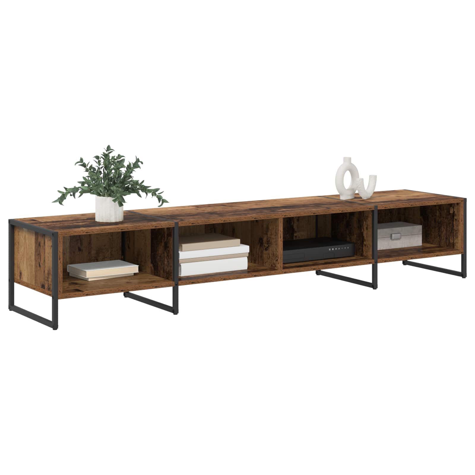 Cabinet TV Lemn Vechi 170.5 x 36 x 30.5 cm Lemn compozit GartenMobel Dekor