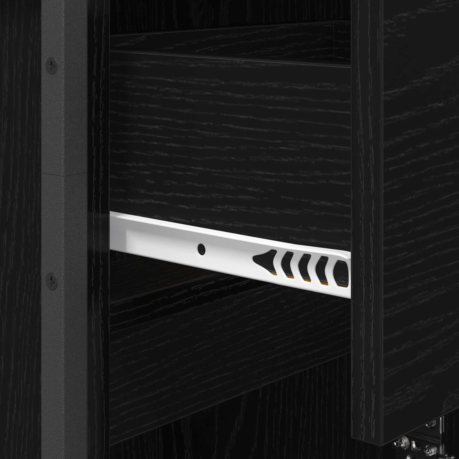 Dulap de Baie Stejar Negru 40 x 30 x 100 cm Lemn compozit GartenMobel Dekor