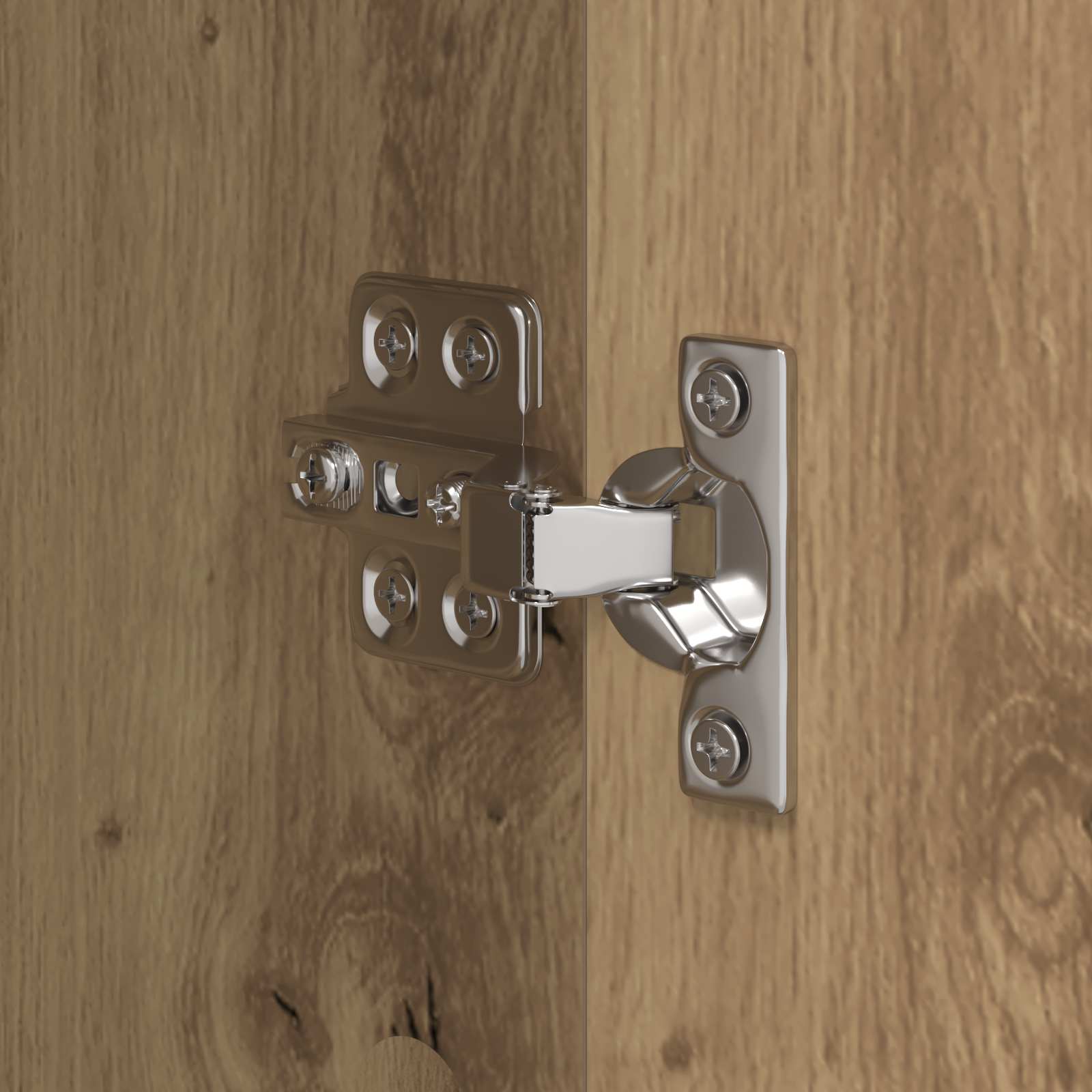 Dulap de Baie Stejar artizanal 40 x 30 x 100 cm Lemn compozit GartenMobel Dekor