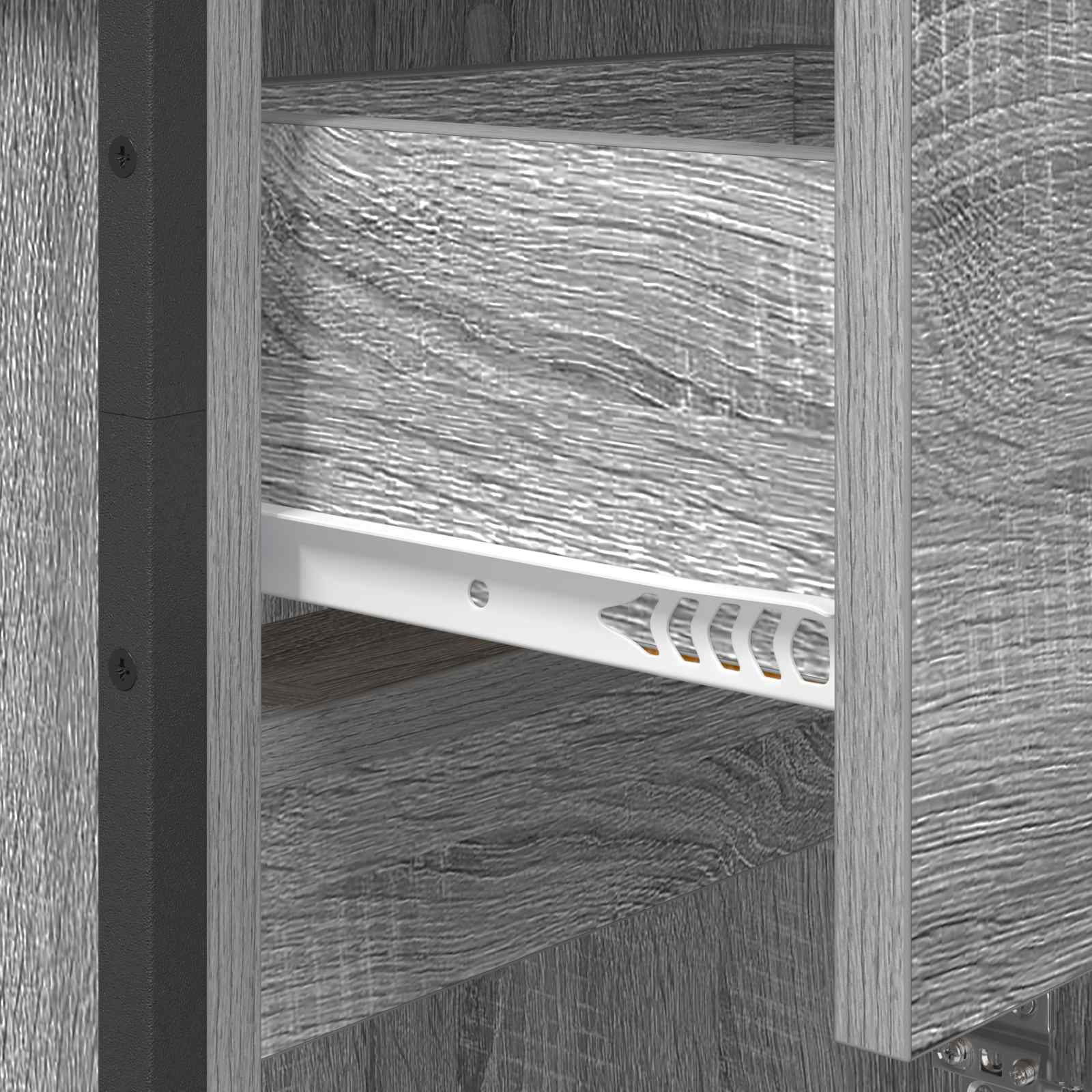 Dulap de Baie cu ușă Gri Sonoma 40 x 30 x 100 cm Lemn compozit GartenMobel Dekor