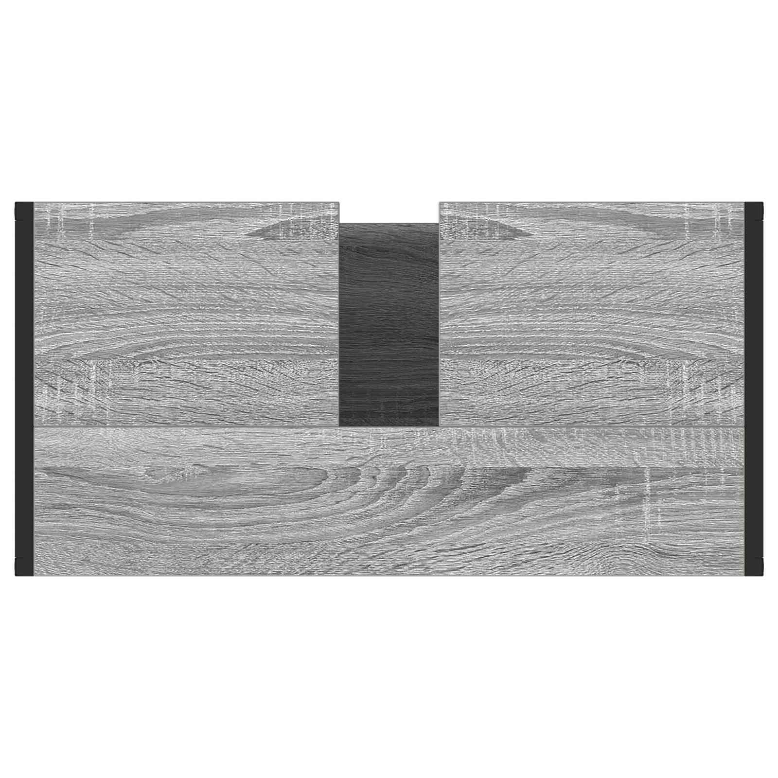 Dulap de Baie cu ușă Gri Sonoma 60 x 30 x 60 cm Lemn compozit GartenMobel Dekor