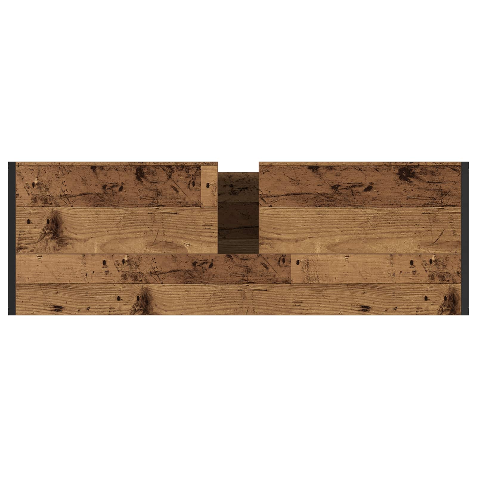 Dulap de Baie cu ușă Lemn Vechi 90 x 30 x 60 cm Lemn compozit GartenMobel Dekor