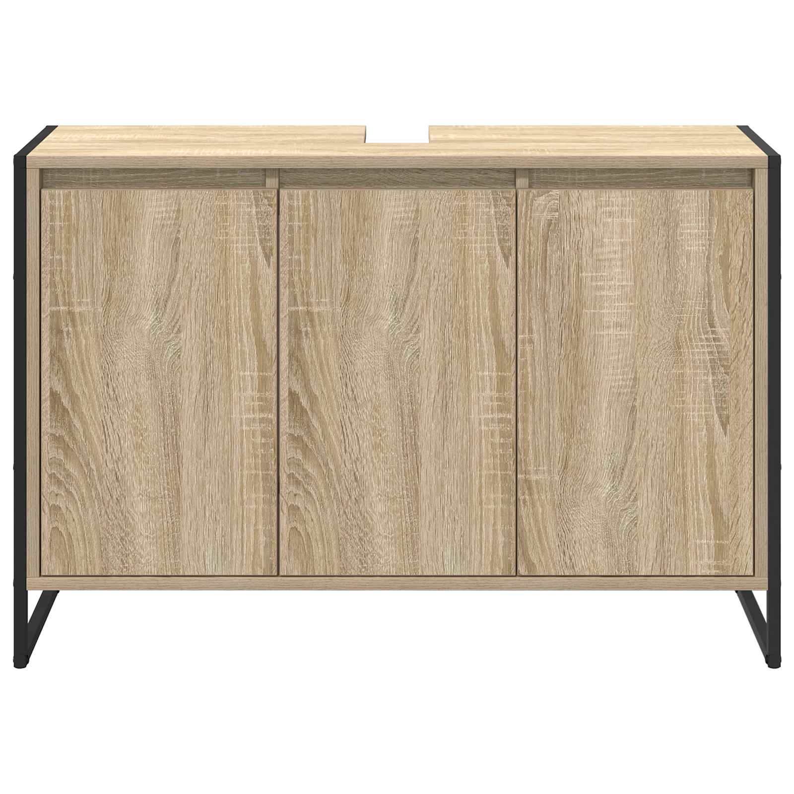 Dulap de Baie cu ușă Sonoma 90 x 30 x 60 cm Lemn compozit GartenMobel Dekor