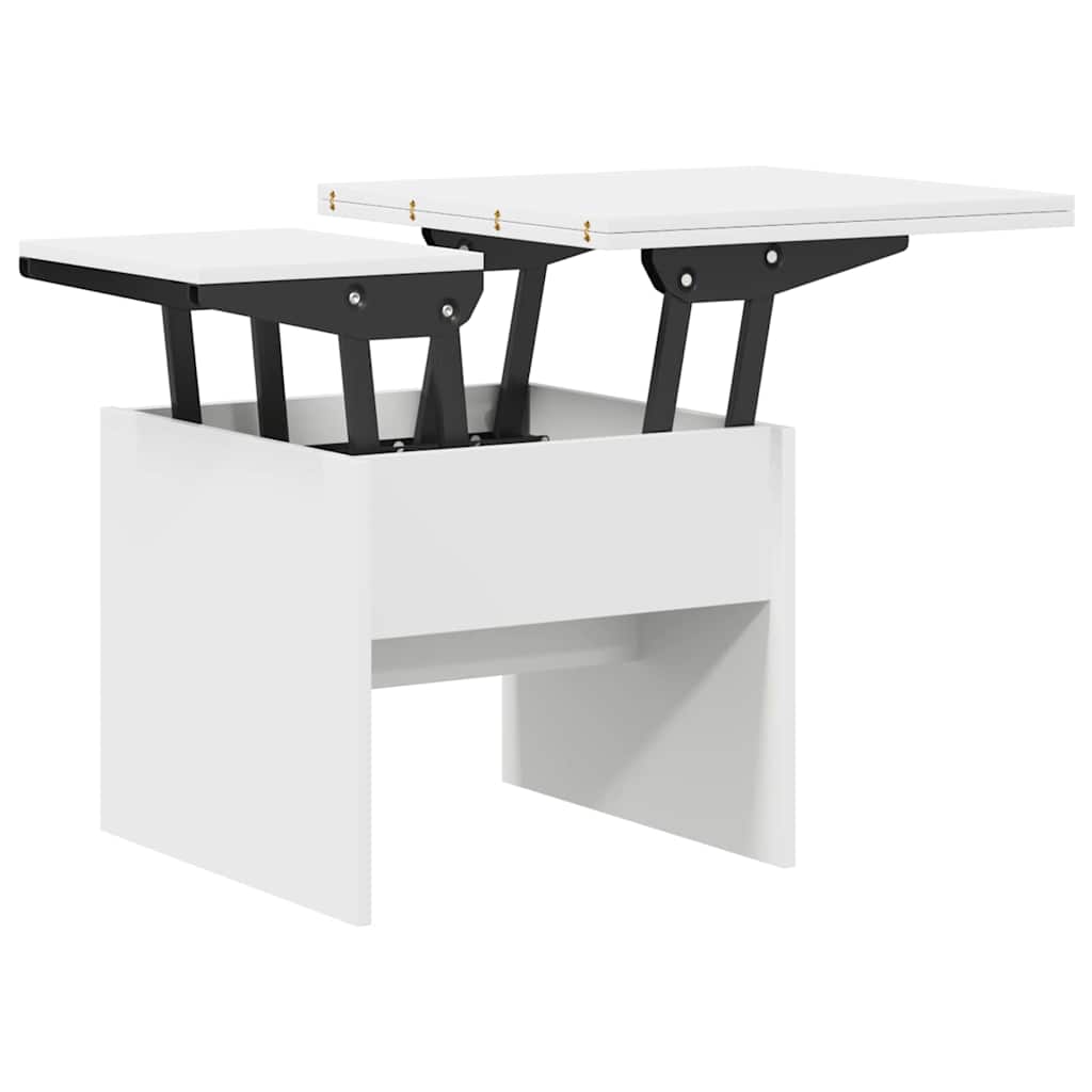 Masă de cafea Alb 55 x 54,5 x 45 cm Lemn compozit GartenMobel Dekor