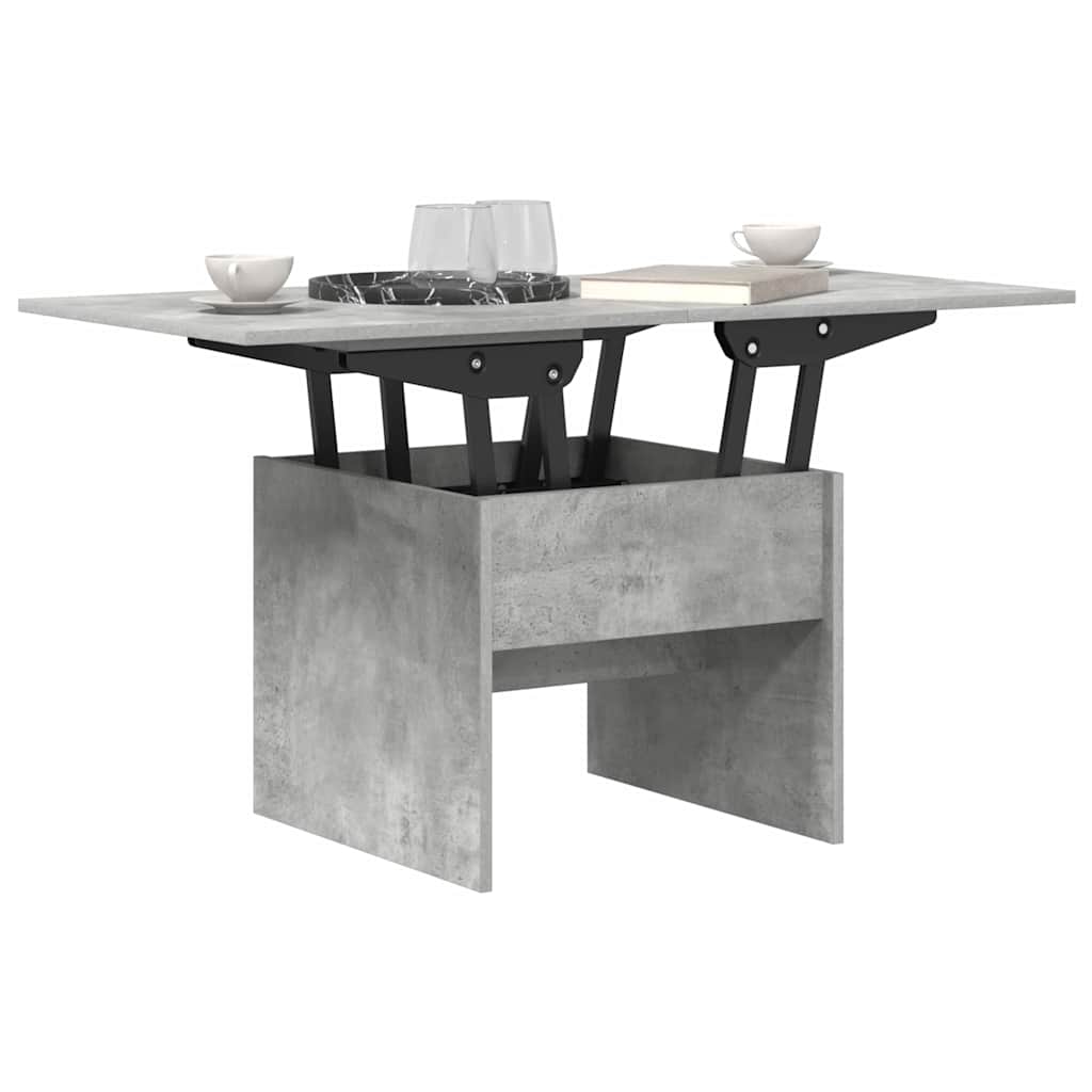 Masă de cafea Gri din beton 55 x 54,5 x 45 cm Lemn compozit GartenMobel Dekor