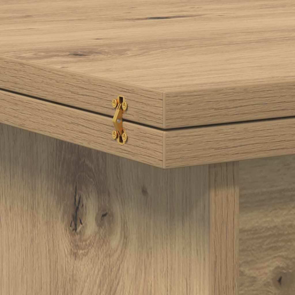 Masă de cafea Stejar Artizanal 55 x 54,5 x 45 cm Lemn compozit GartenMobel Dekor