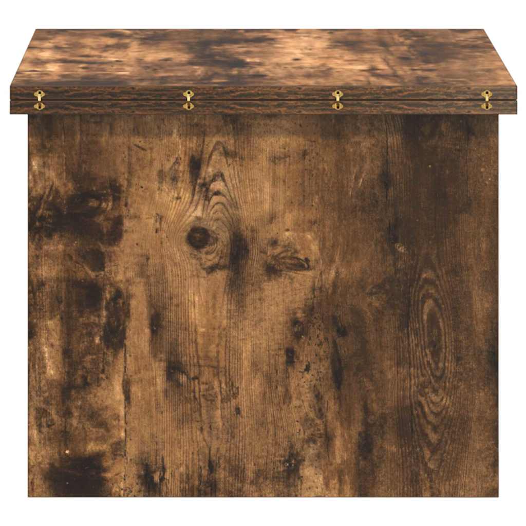 Masă de cafea Stejar fumuriu 55 x 54,5 x 45 cm Lemn compozit GartenMobel Dekor