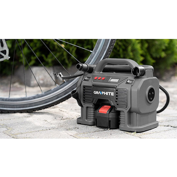 Compresorul compatibil cu acumulator 18V Energy+ GRAPHITE 58G113 HardWork ToolsRange