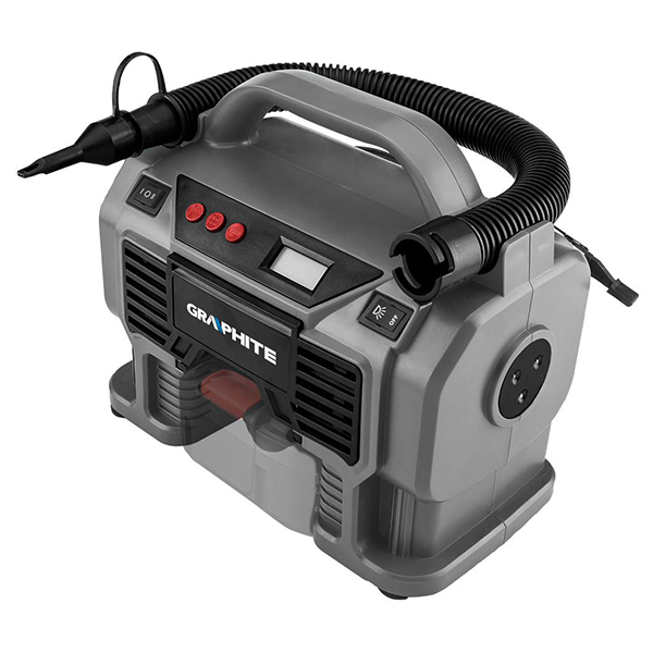 Compresorul compatibil cu acumulator 18V Energy+ GRAPHITE 58G113 HardWork ToolsRange