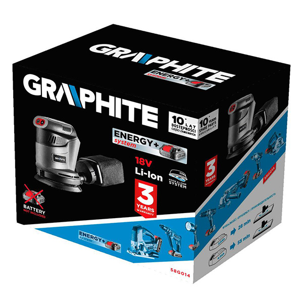 Masina de slefuit oscilatoare compatibila cu acumulator GRAPHITE ENERGY+ 58G014 HardWork ToolsRange