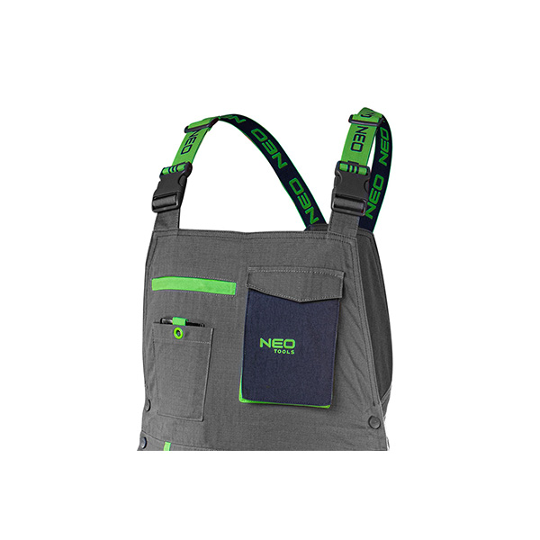 Pantaloni de lucru cu pieptar Premium Ripstop Neo Tools 81-247 HardWork ToolsRange