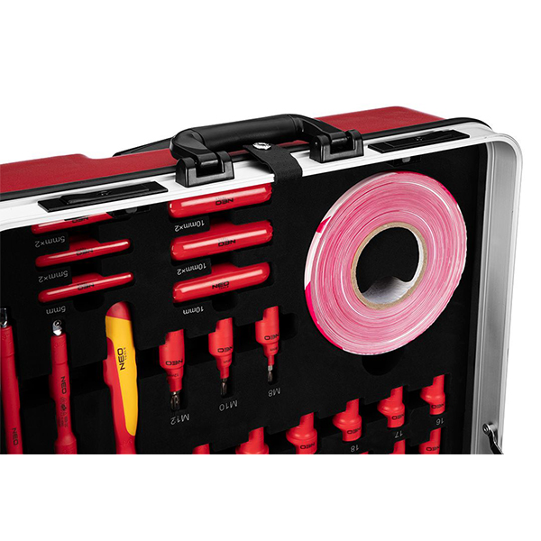 Set scule izolate VDE pentru repararea masinilor electrice si hibride 51 piese NEO TOOLS 01-312 HardWork ToolsRange