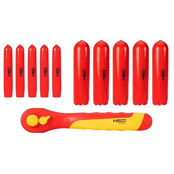 Set scule izolate VDE pentru repararea masinilor electrice si hibride 51 piese NEO TOOLS 01-312 HardWork ToolsRange
