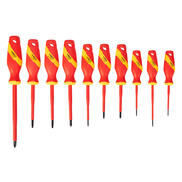 Set scule izolate VDE pentru repararea masinilor electrice si hibride 51 piese NEO TOOLS 01-312 HardWork ToolsRange