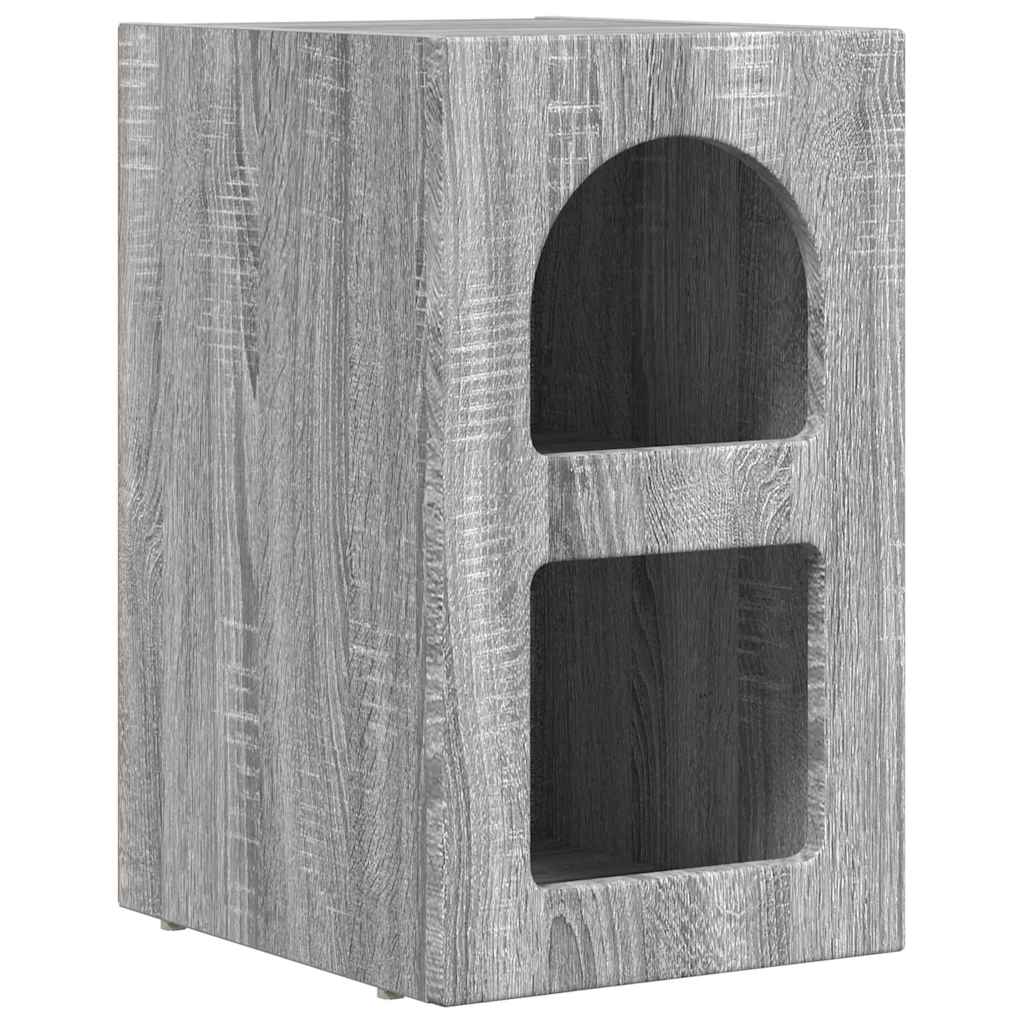 Noptieră 2 pcs Gri Sonoma 29.5 x 35 x 50 cm Lemn compozit GartenMobel Dekor